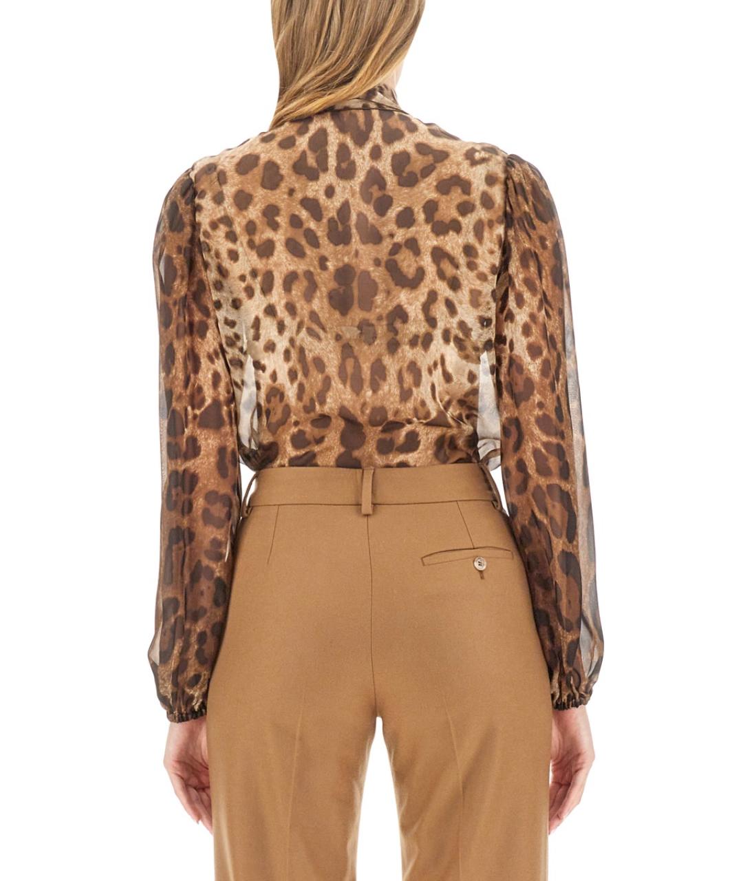 DOLCE&GABBANA Мульти шелковая рубашка, фото 4