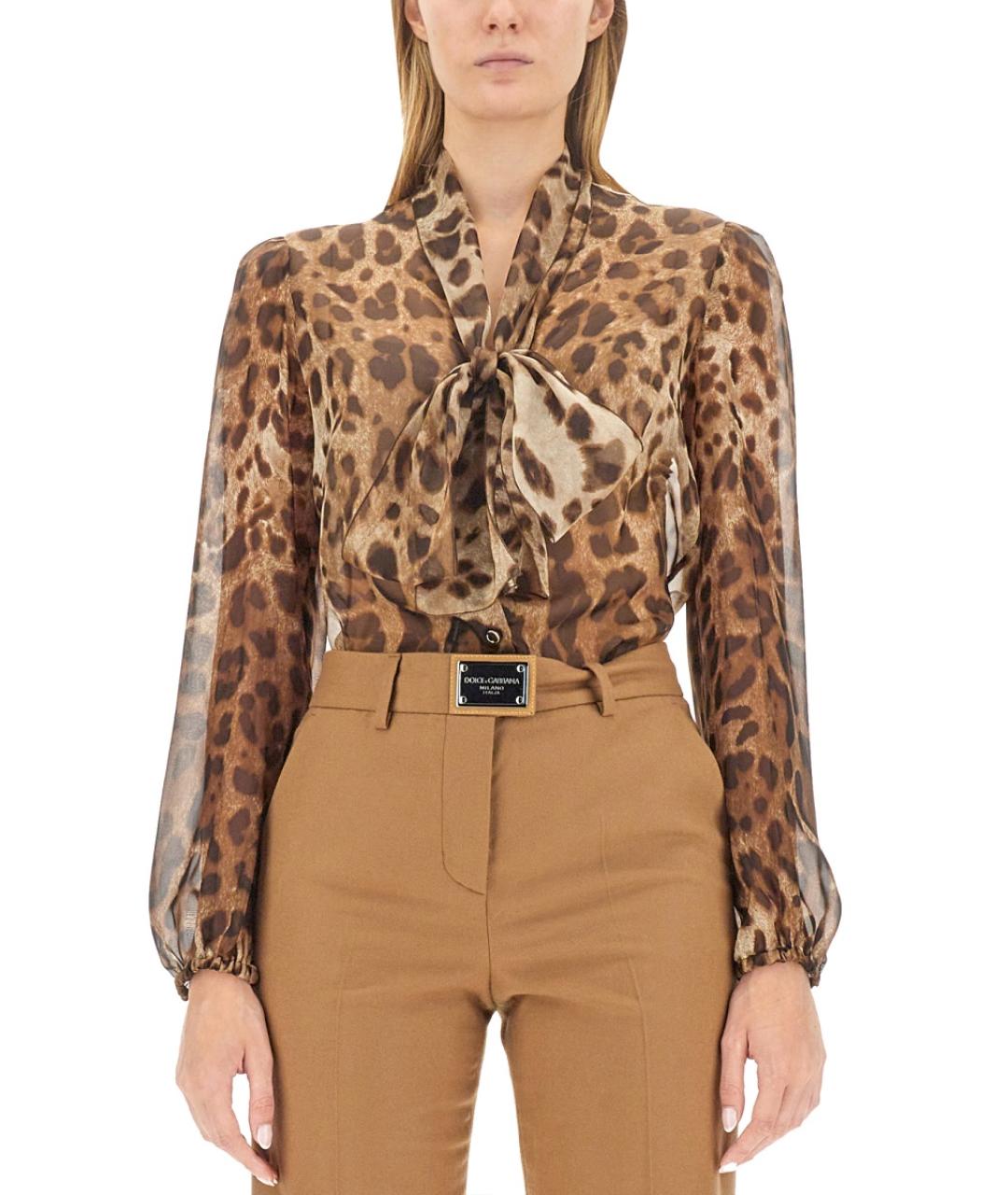 DOLCE&GABBANA Мульти шелковая рубашка, фото 2