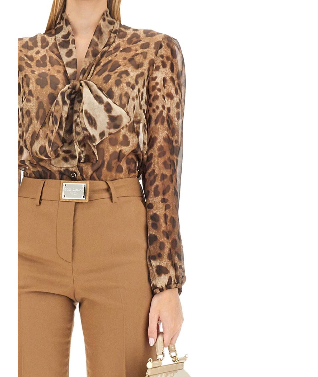 DOLCE&GABBANA Мульти шелковая рубашка, фото 5