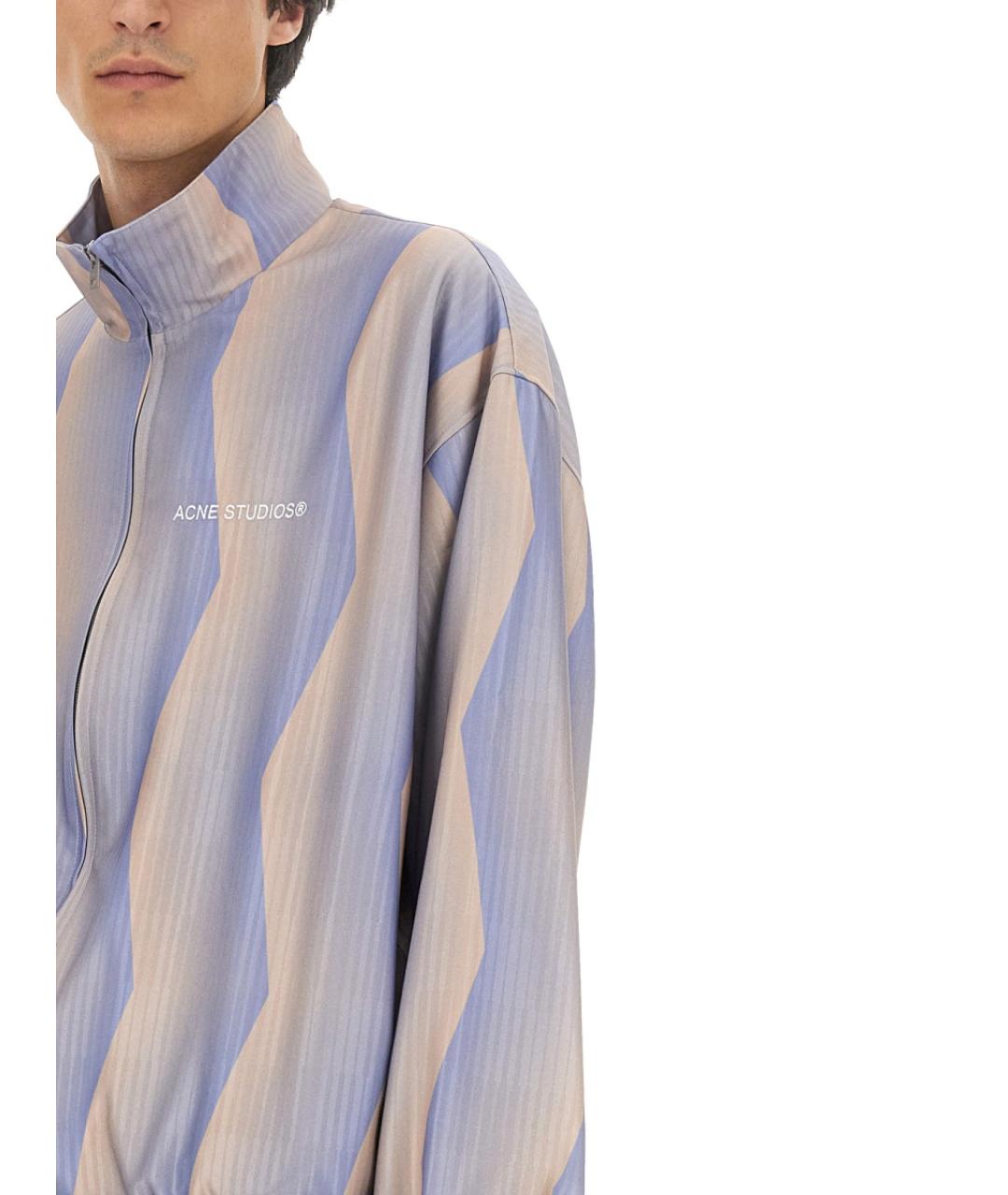 ACNE STUDIOS Голубая полиэстеровая куртка, фото 4