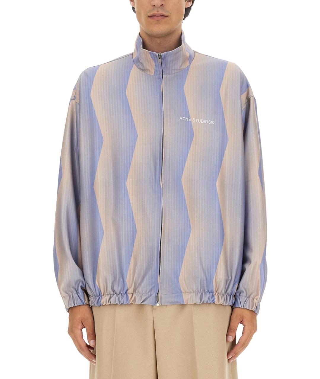 ACNE STUDIOS Голубая полиэстеровая куртка, фото 2