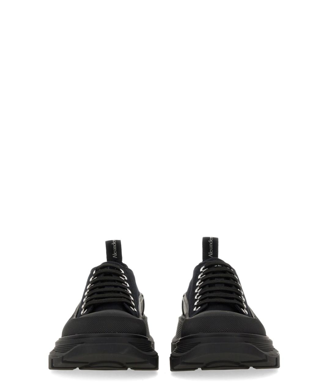 ALEXANDER MCQUEEN Черные текстильные кроссовки, фото 4