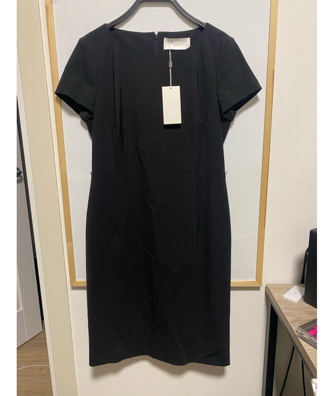 HUGO BOSS Черное шерстяное повседневное платье, фото 6