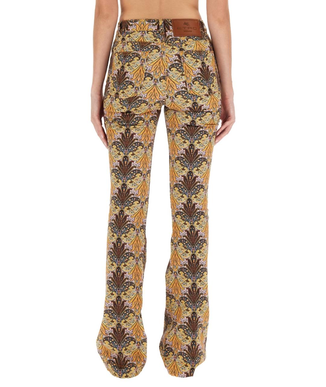 ETRO Мульти хлопковые прямые джинсы, фото 4