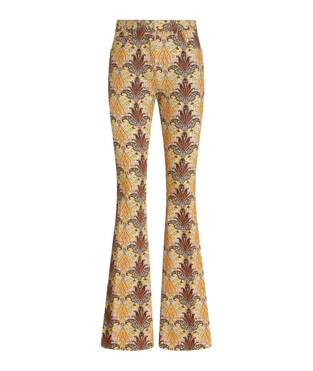 ETRO Мульти хлопковые прямые джинсы, фото 1