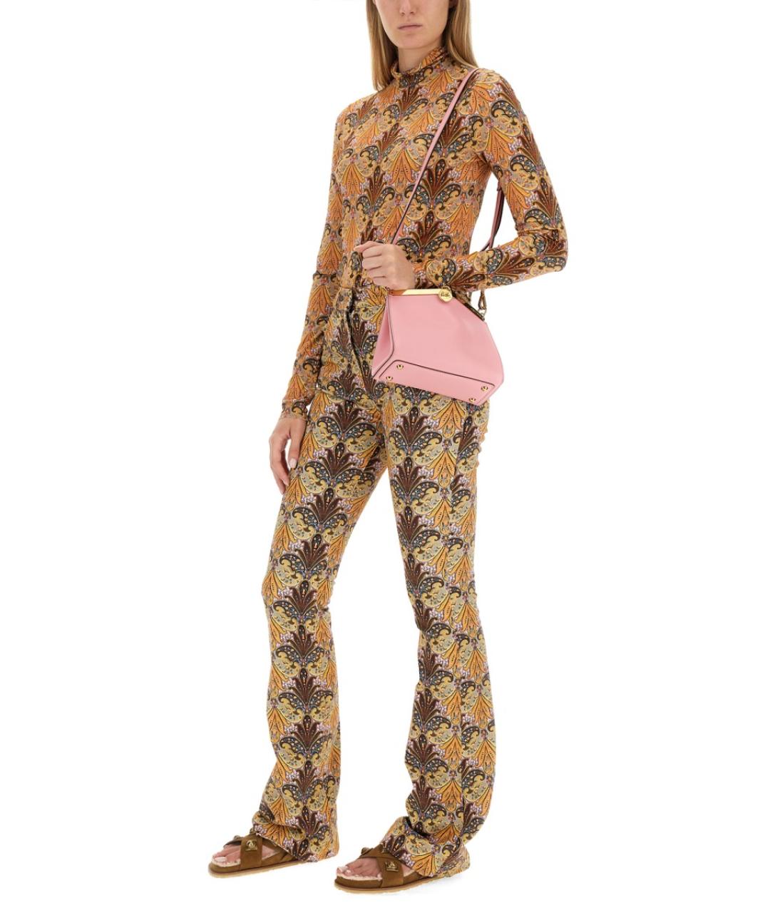 ETRO Мульти хлопковые прямые джинсы, фото 3