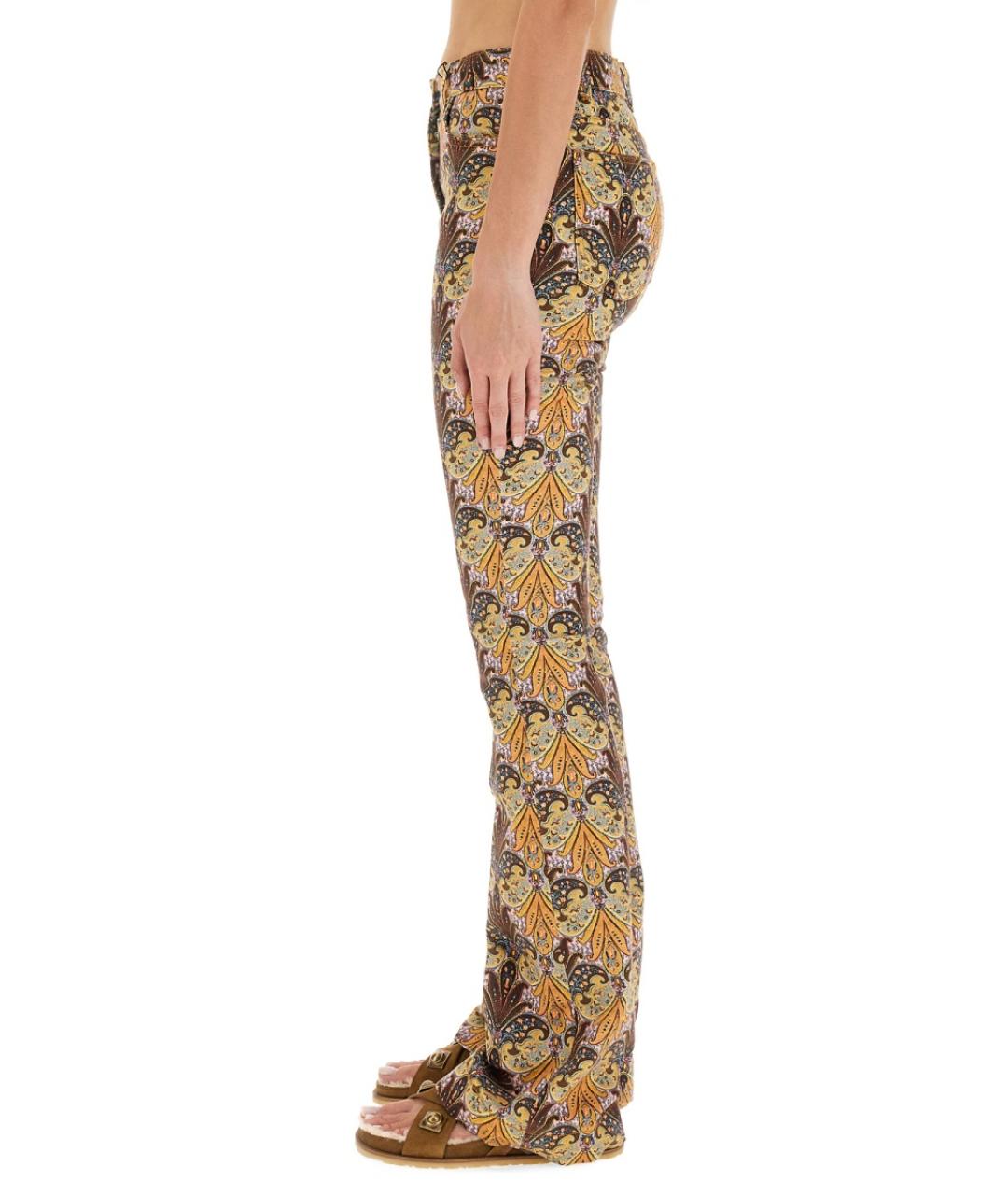 ETRO Мульти хлопковые прямые джинсы, фото 5