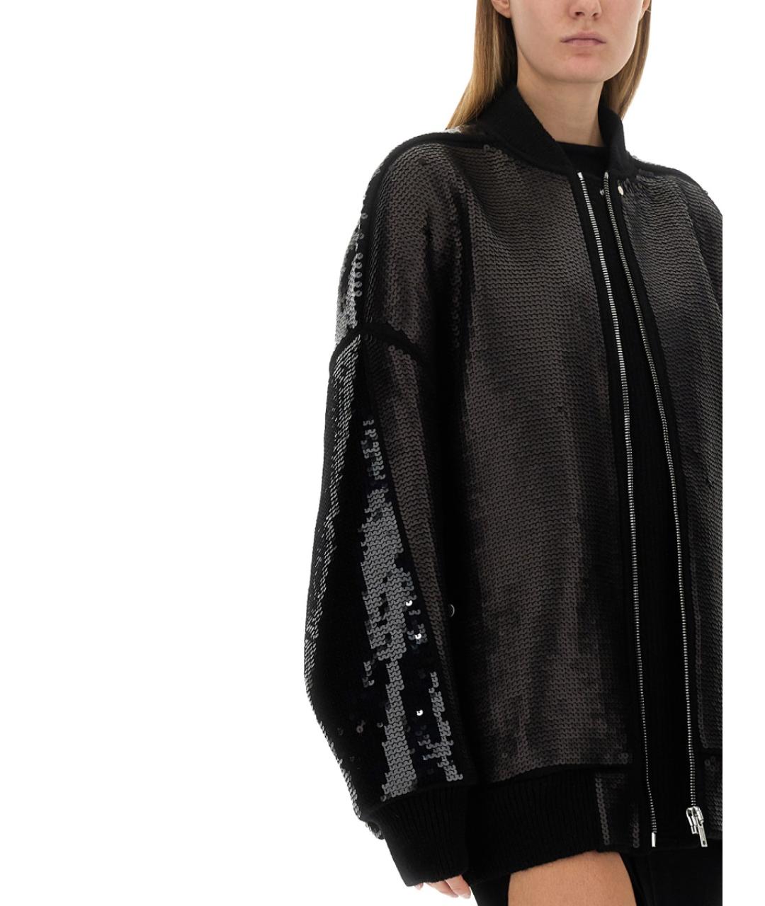 RICK OWENS Черная шерстяная куртка, фото 5