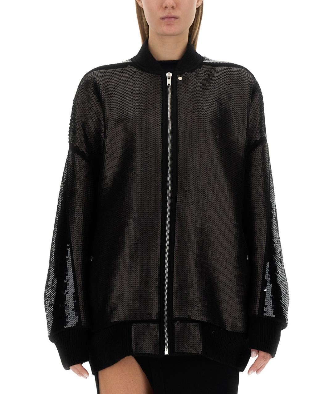 RICK OWENS Черная шерстяная куртка, фото 2