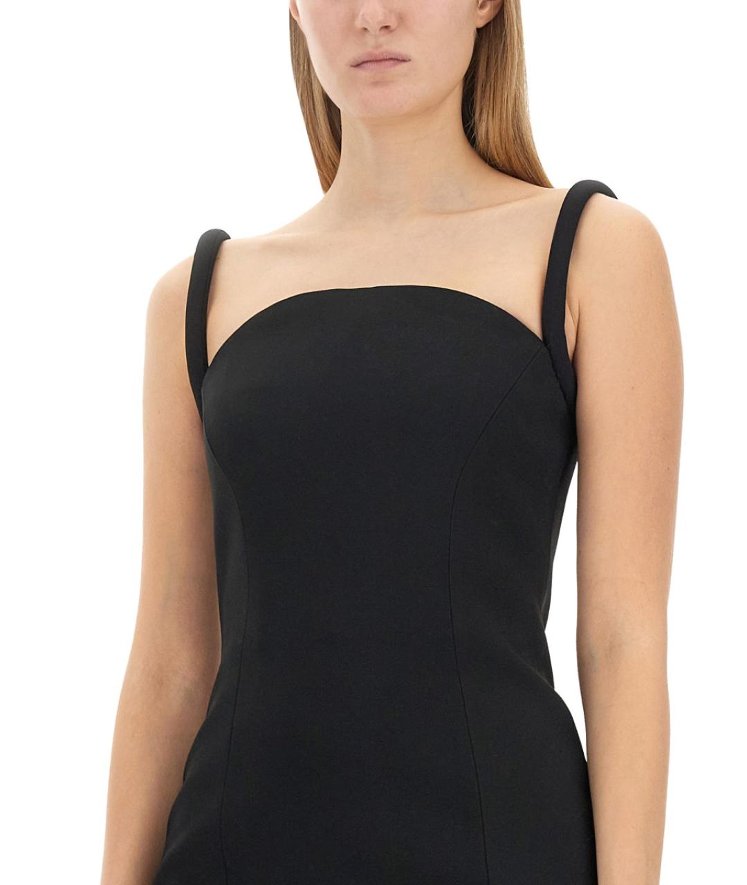 VERSACE Черное повседневное платье, фото 5