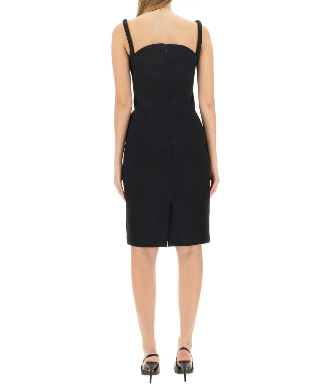 VERSACE Черное повседневное платье, фото 4