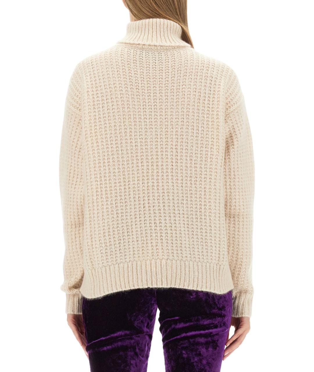GUCCI Белый кашемировый джемпер / свитер, фото 4