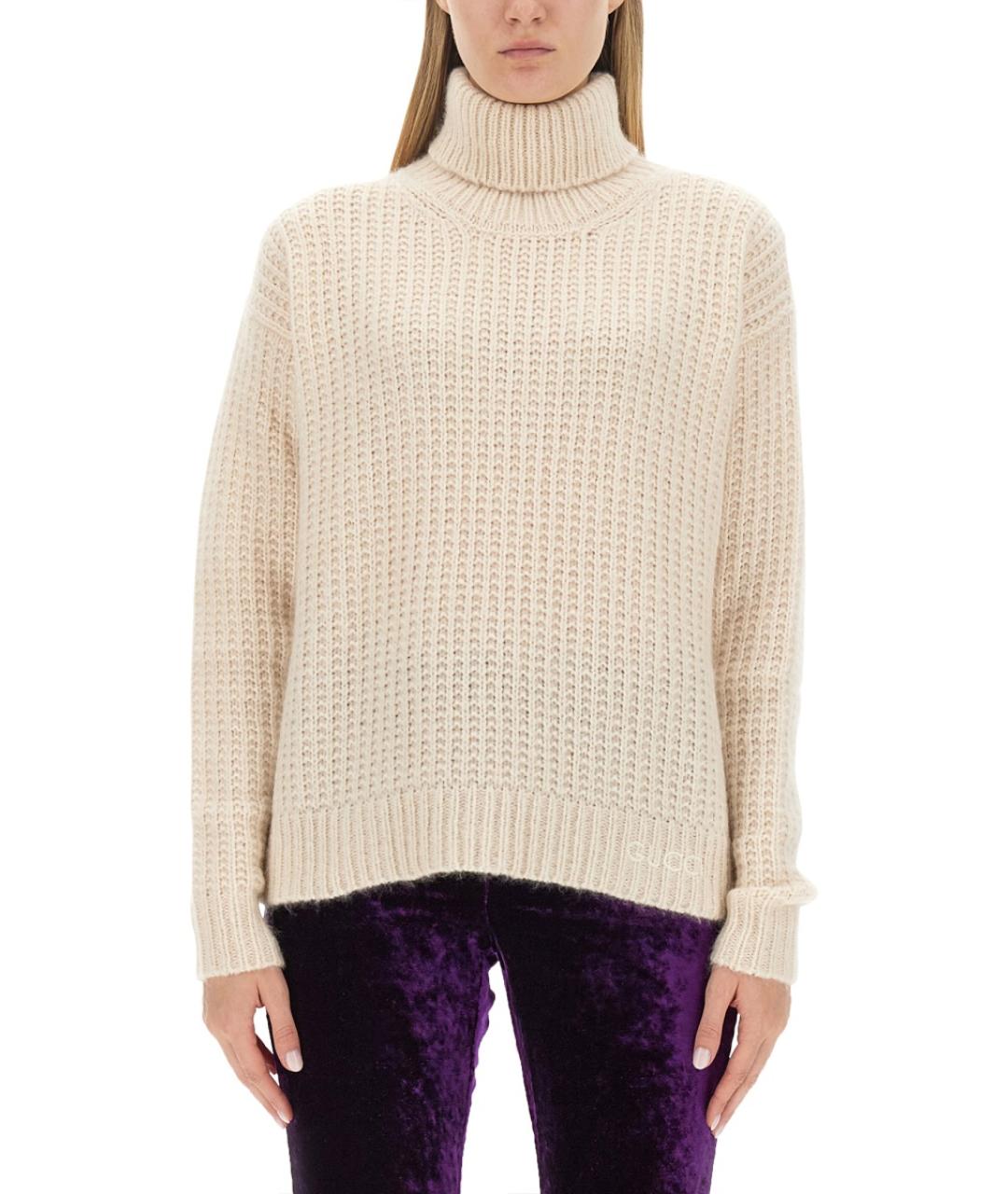 GUCCI Белый кашемировый джемпер / свитер, фото 2