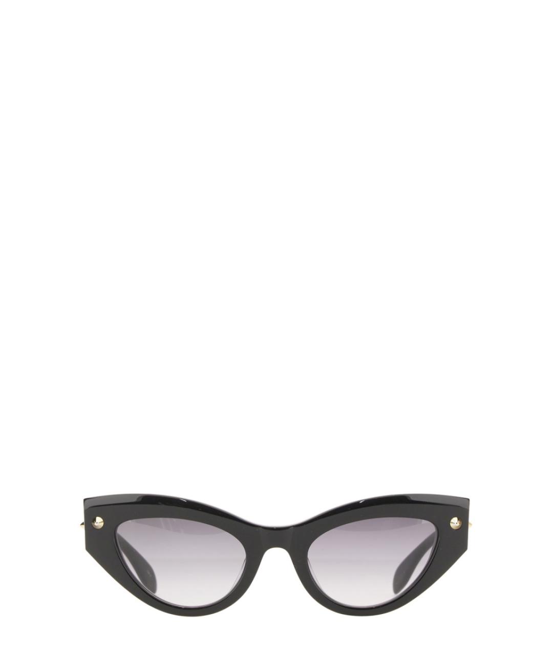 ALEXANDER MCQUEEN Черные солнцезащитные очки, фото 1
