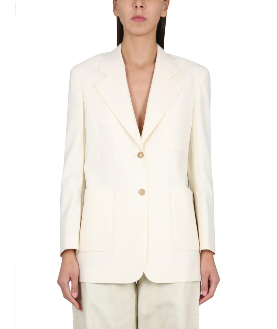 PALM ANGELS Белый полиэстеровый жакет/пиджак, фото 2