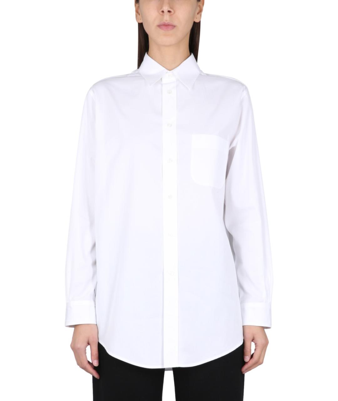 MAISON MARGIELA Белая хлопковая рубашка, фото 2