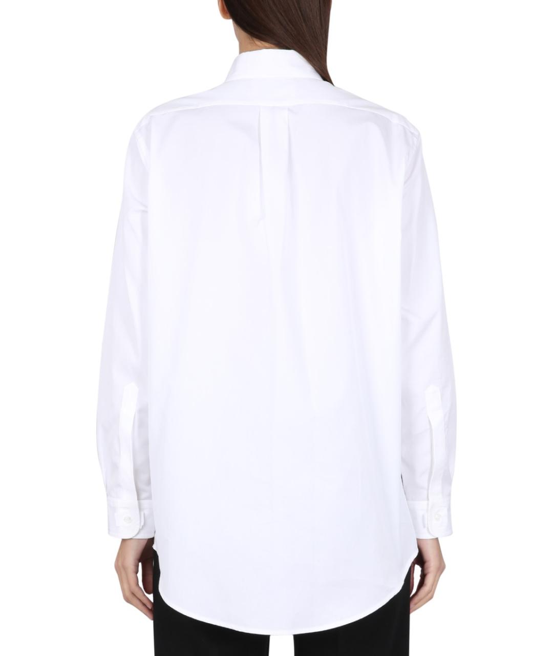 MAISON MARGIELA Белая хлопковая рубашка, фото 4
