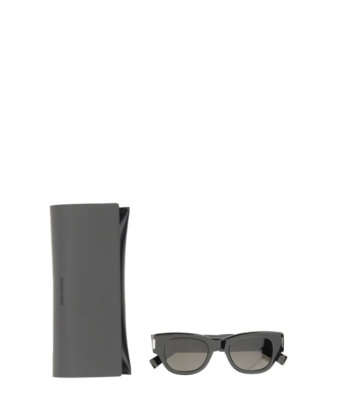 SAINT LAURENT Черные солнцезащитные очки, фото 3