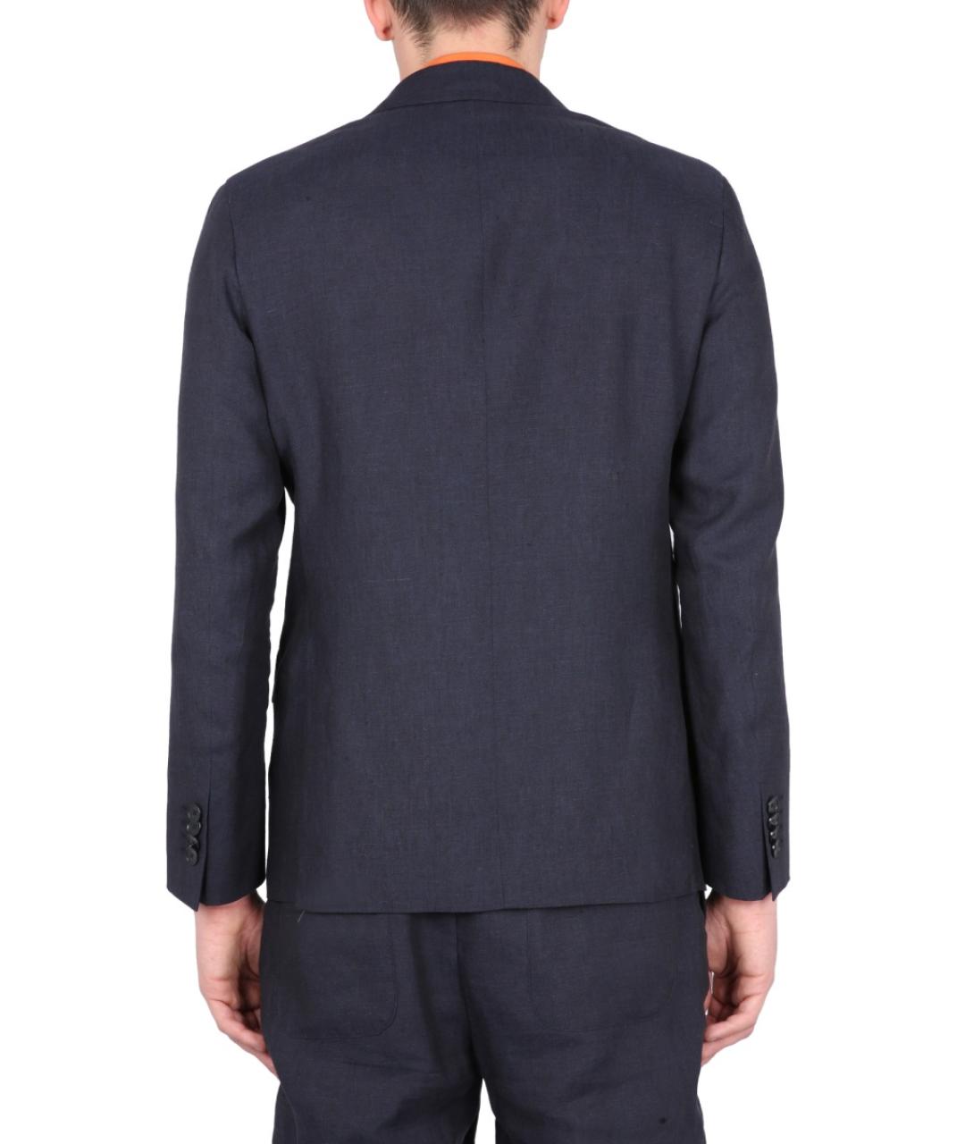 ETRO Синий хлопковый пиджак, фото 4