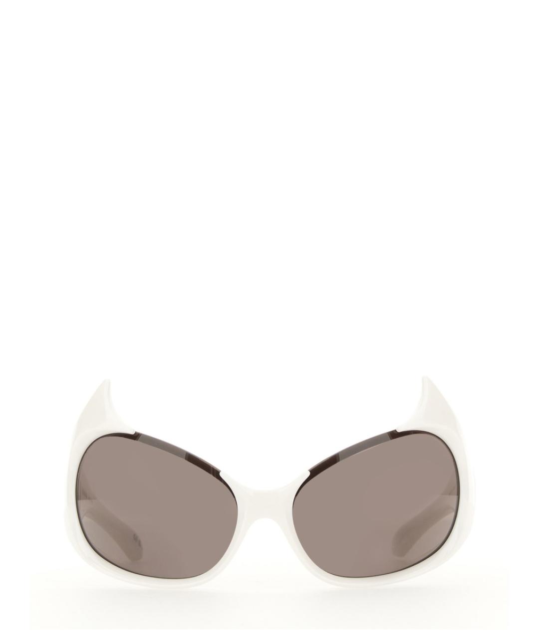 BALENCIAGA Белые солнцезащитные очки, фото 1