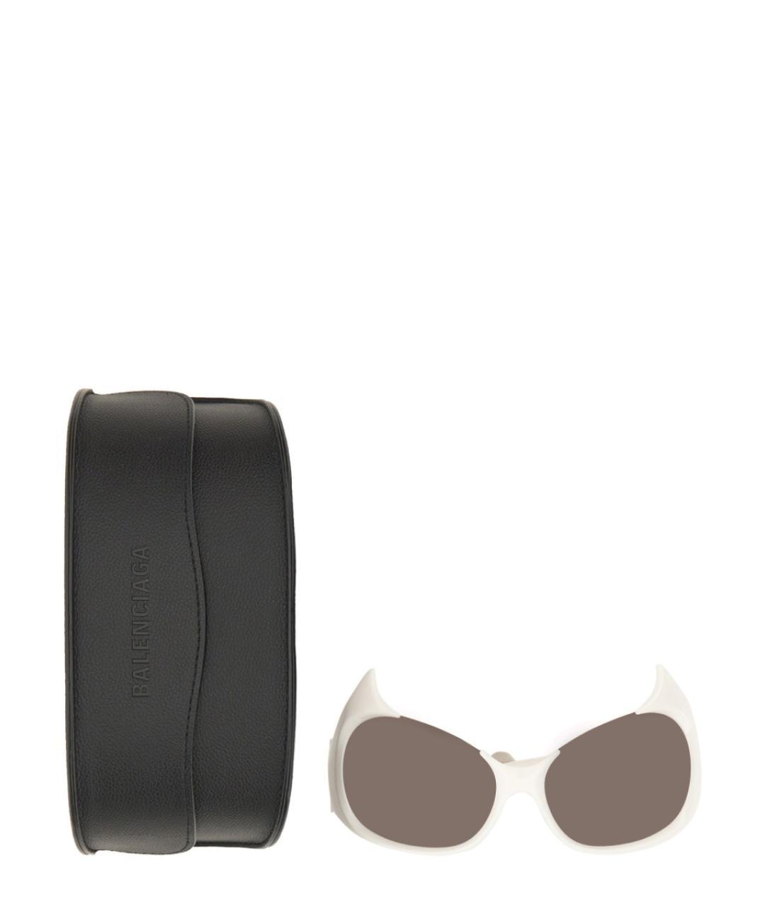 BALENCIAGA Белые солнцезащитные очки, фото 5