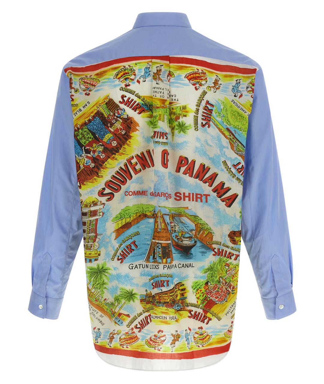 COMME DES GARÇONS SHIRT Мульти хлопковая кэжуал рубашка, фото 2