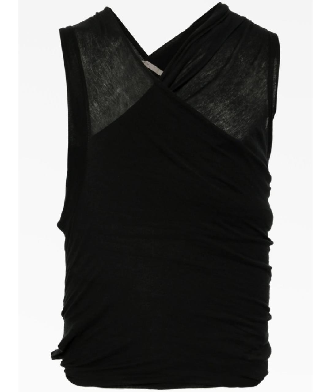 RICK OWENS Черная хлопковая блузы, фото 1