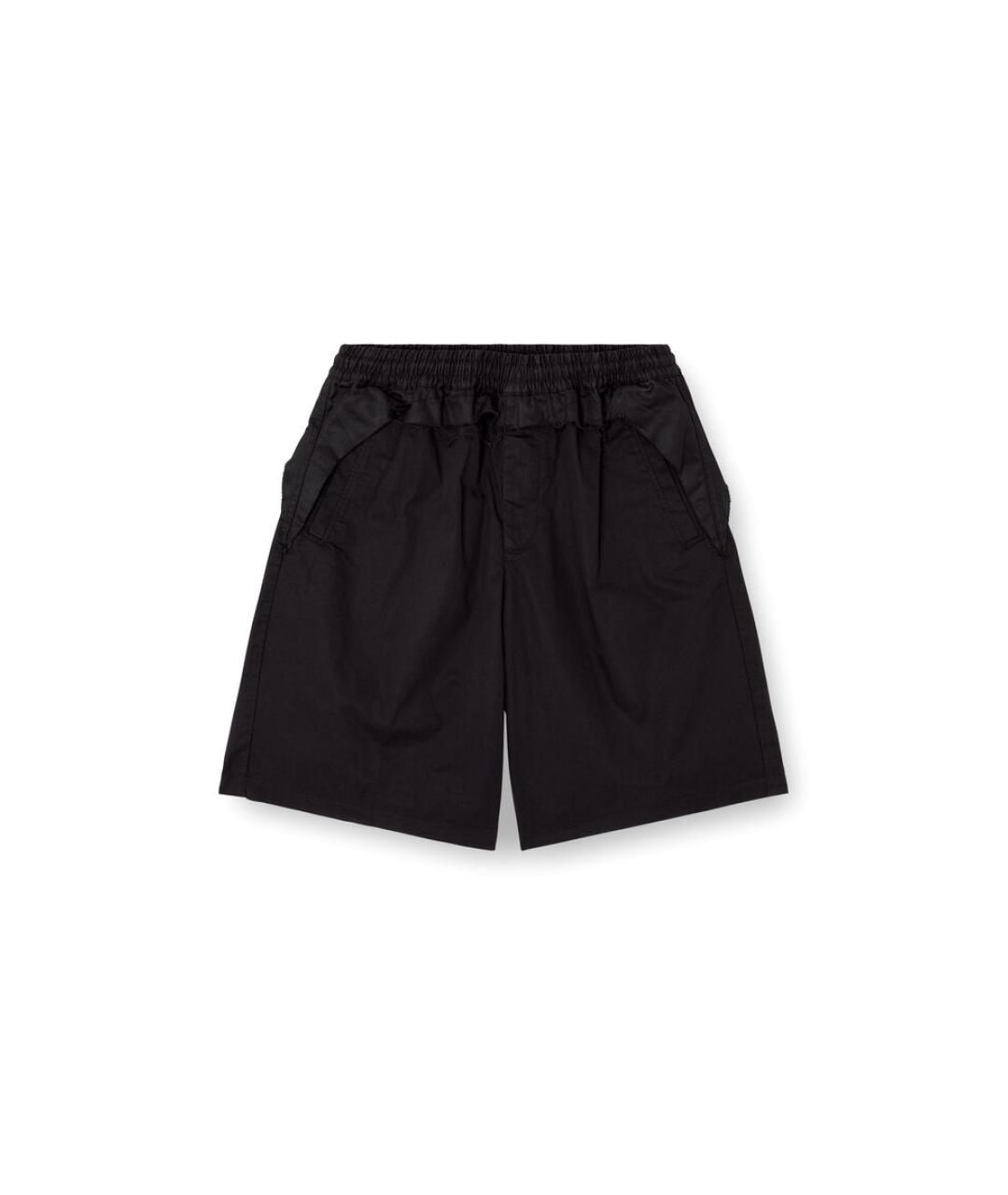 DIESEL Черные хлопковые шорты, фото 1