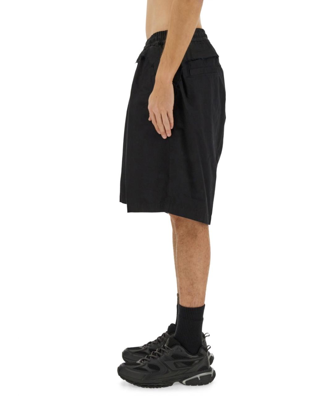 DIESEL Черные хлопковые шорты, фото 5