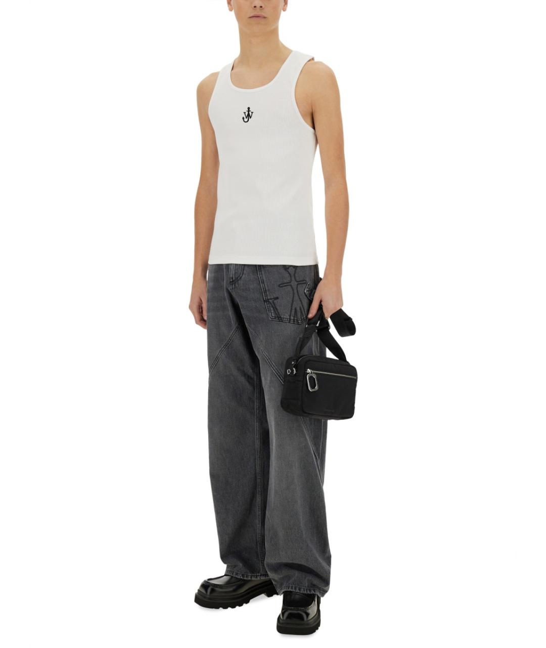 J.W.ANDERSON Белая хлопковая майка, фото 3