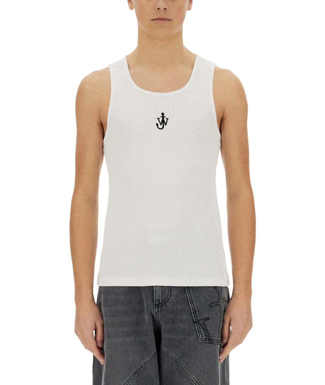 J.W.ANDERSON Белая хлопковая майка, фото 2