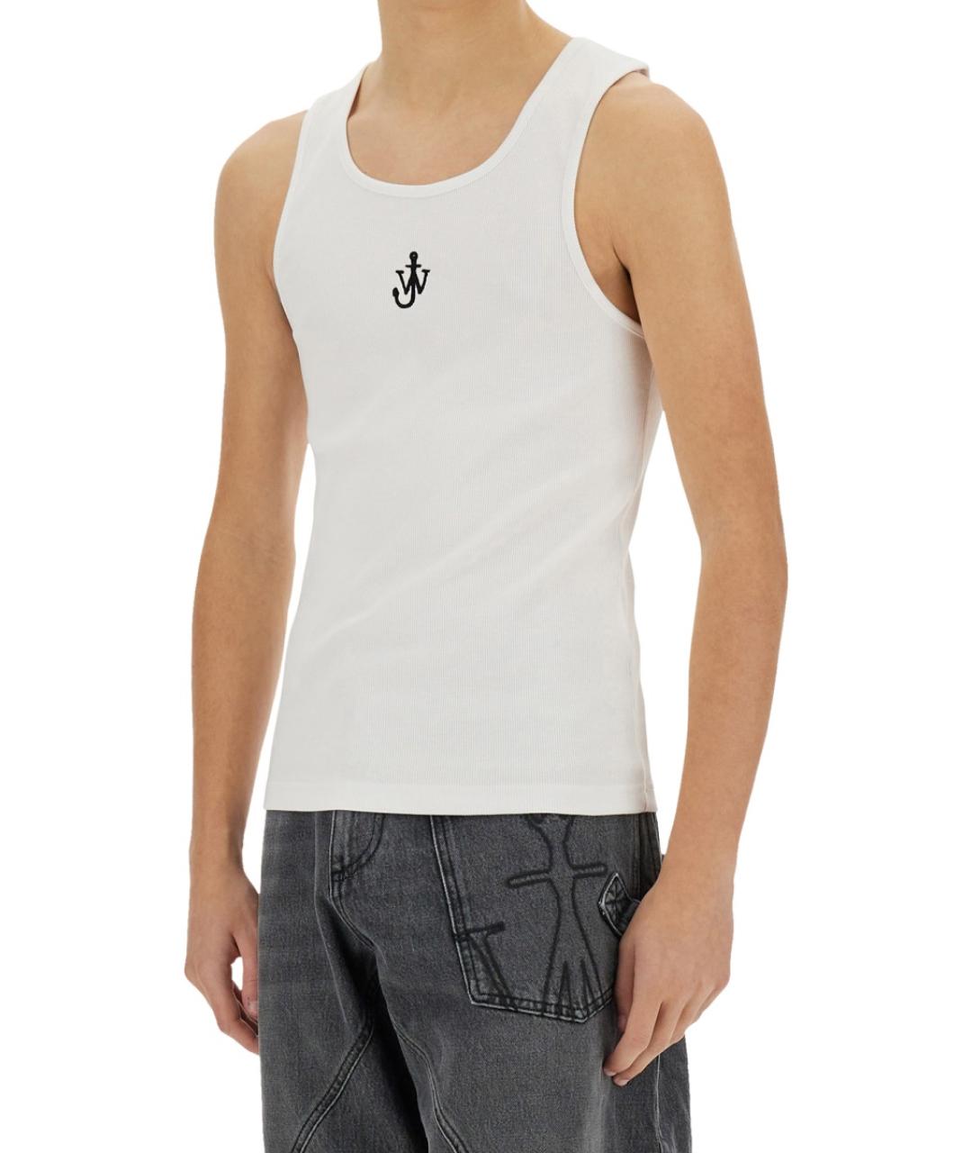 J.W.ANDERSON Белая хлопковая майка, фото 5