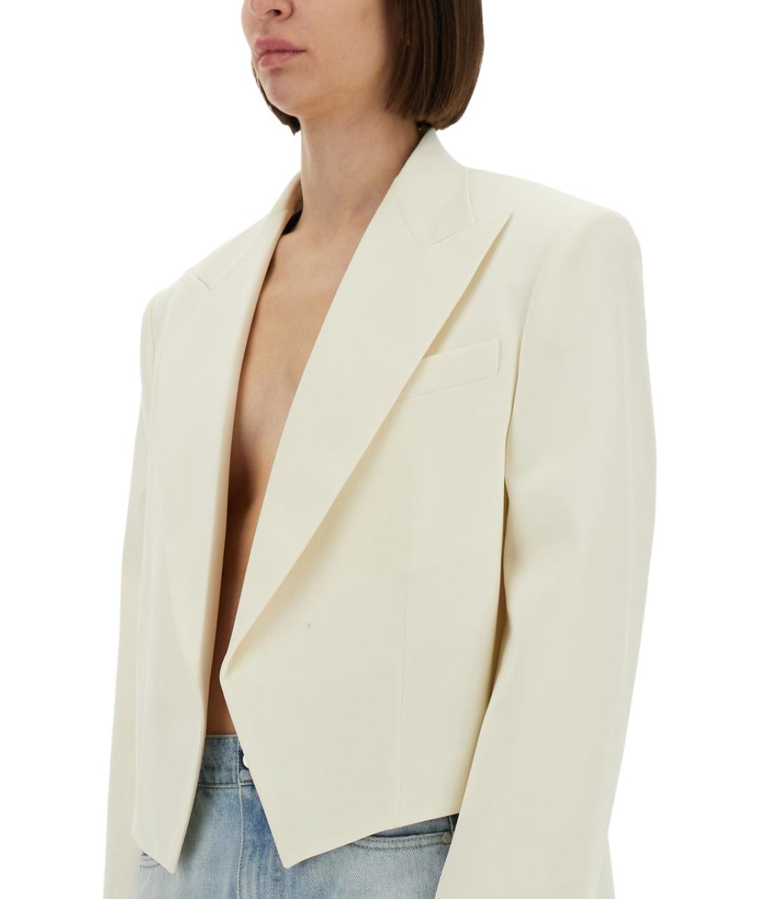 STELLA MCCARTNEY Белый вискозный жакет/пиджак, фото 4