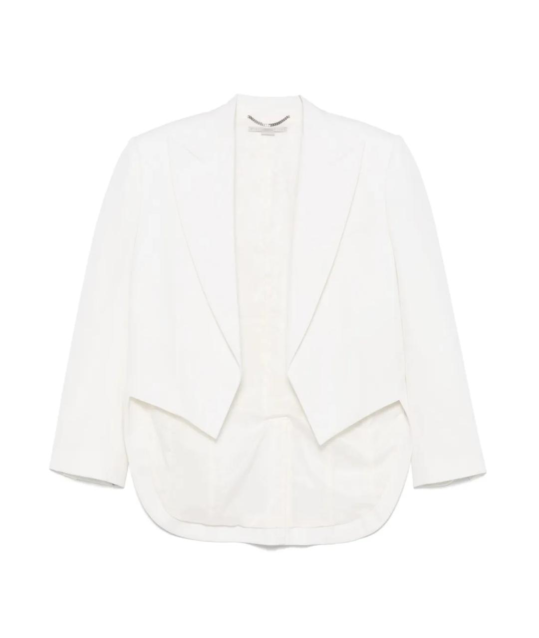 STELLA MCCARTNEY Белый вискозный жакет/пиджак, фото 1