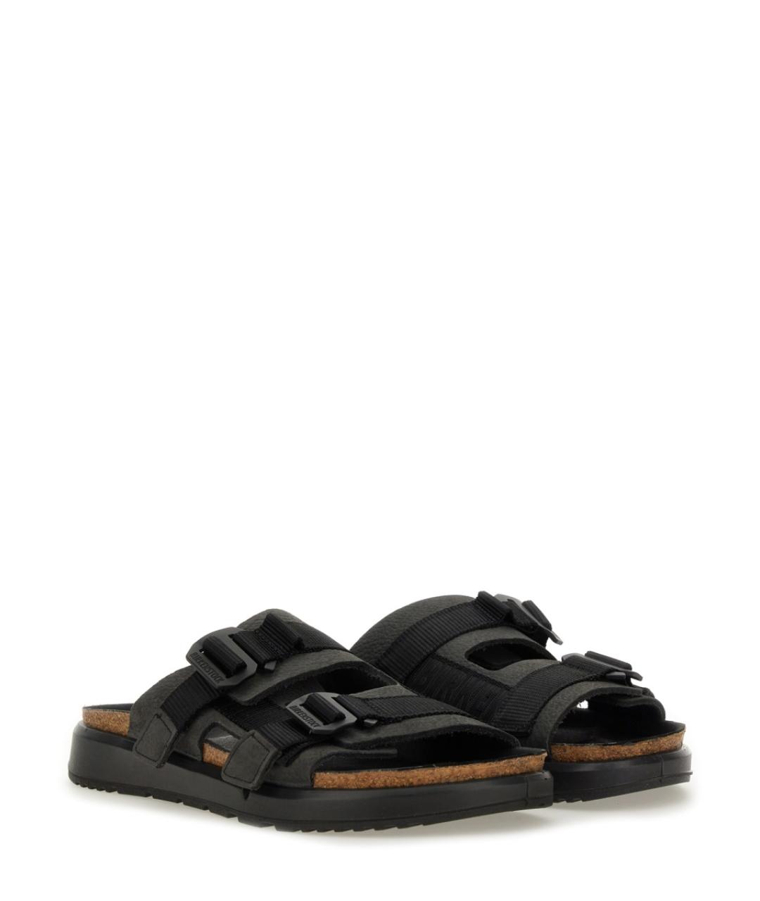 BIRKENSTOCK Черные шлепанцы, фото 2