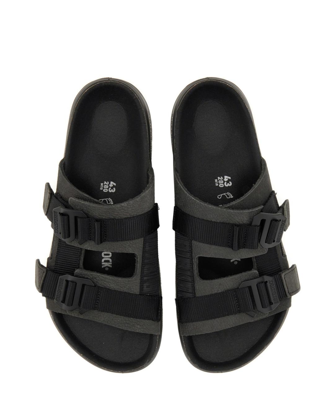 BIRKENSTOCK Черные шлепанцы, фото 6