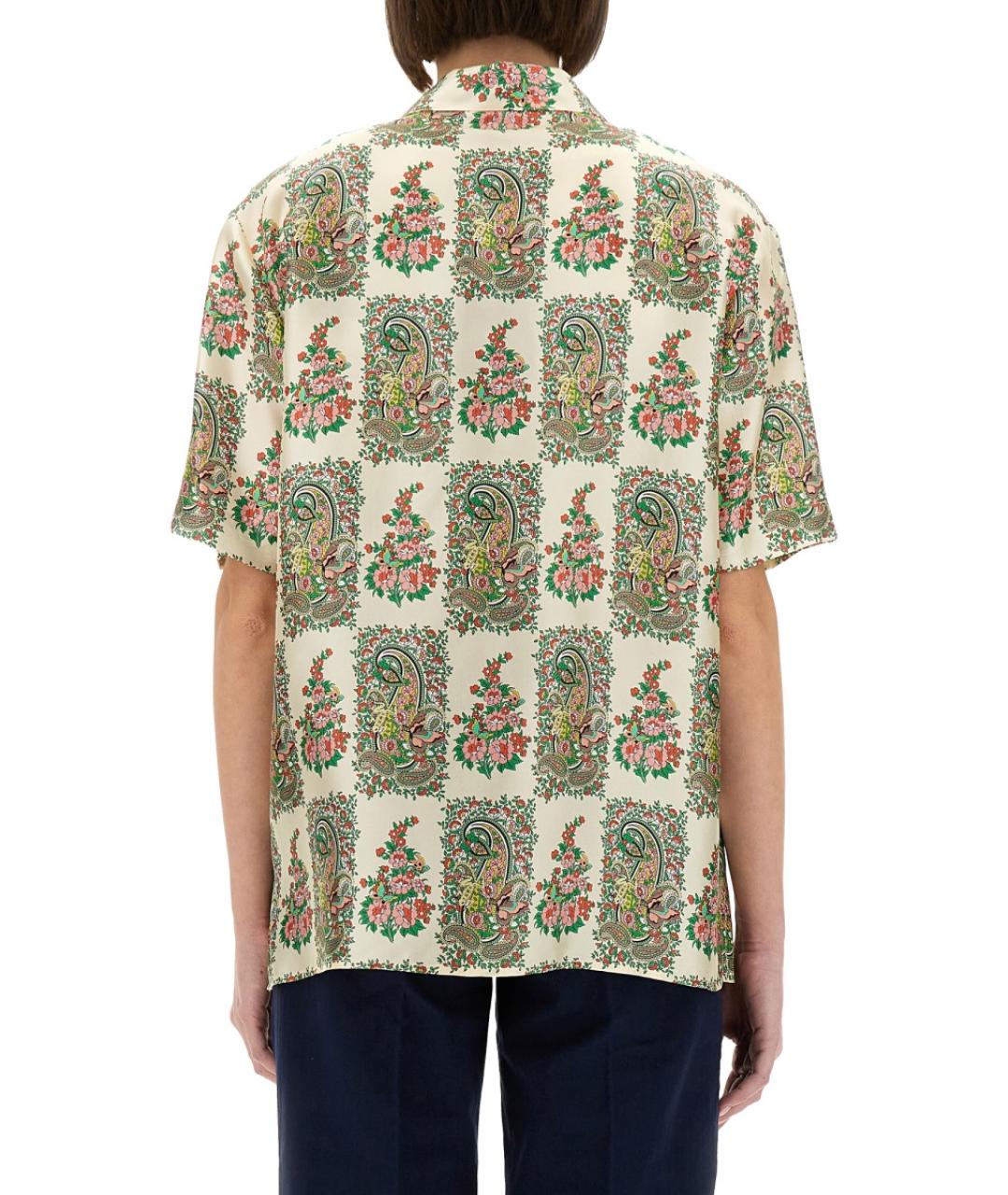 ETRO Мульти шелковая рубашка, фото 4
