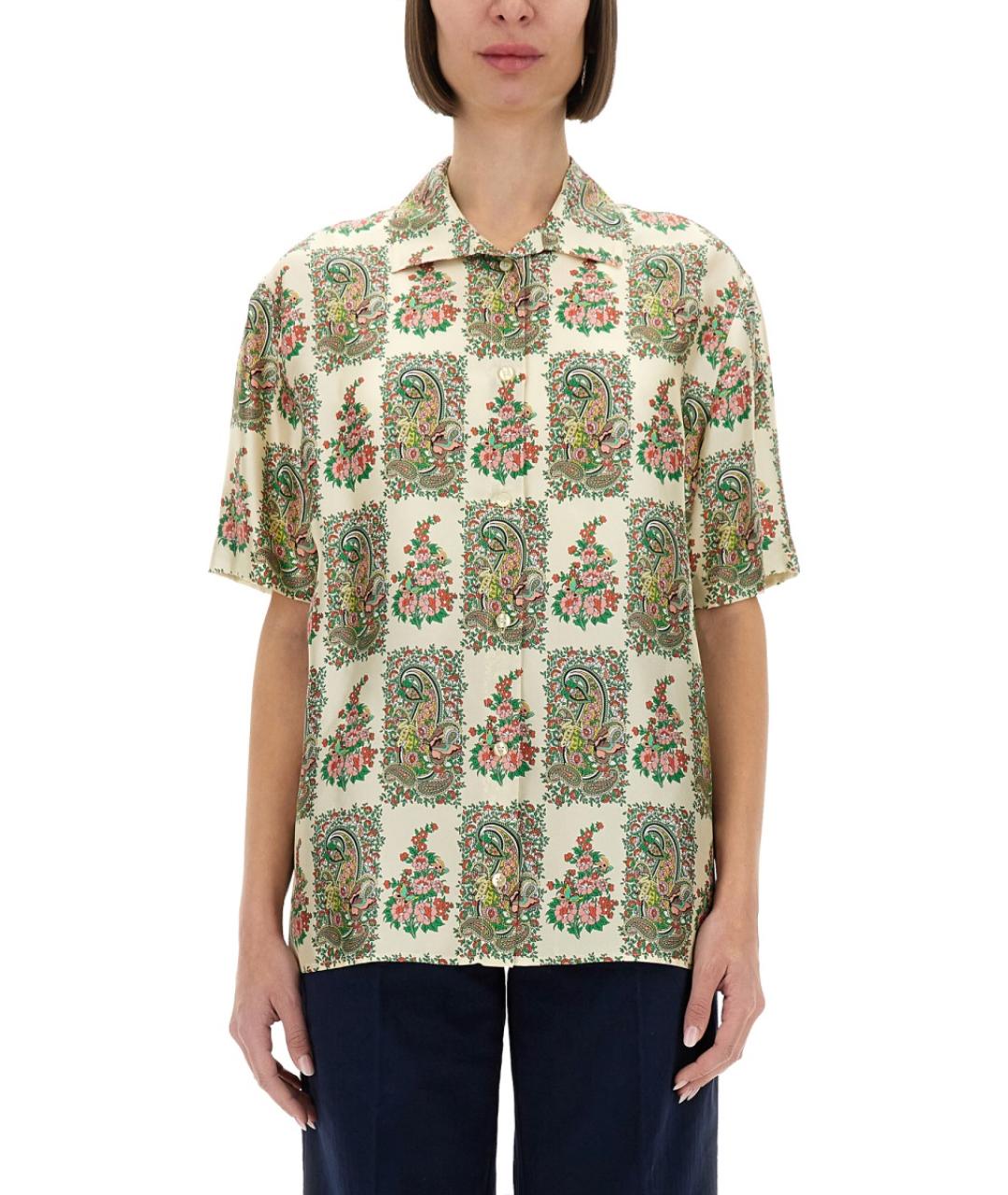 ETRO Мульти шелковая рубашка, фото 2