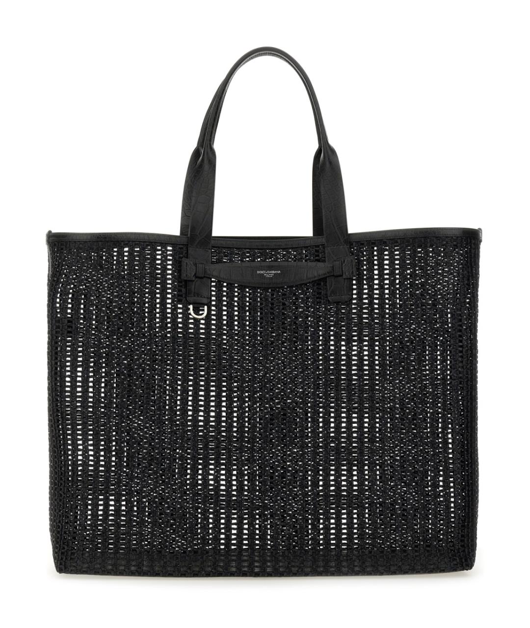 DOLCE&GABBANA Черная сумка тоут, фото 1