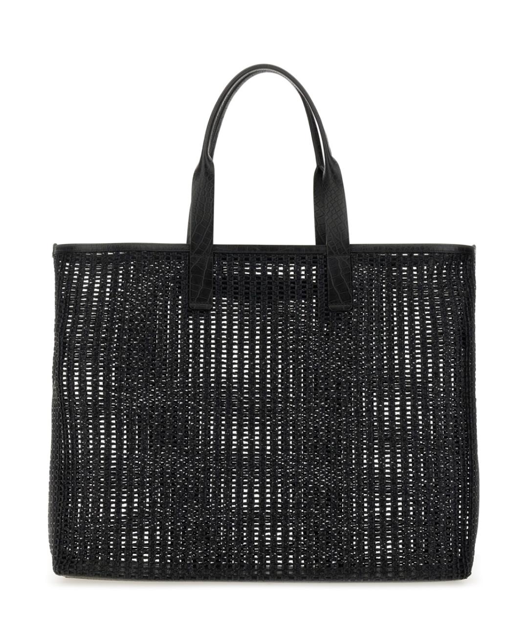 DOLCE&GABBANA Черная сумка тоут, фото 2