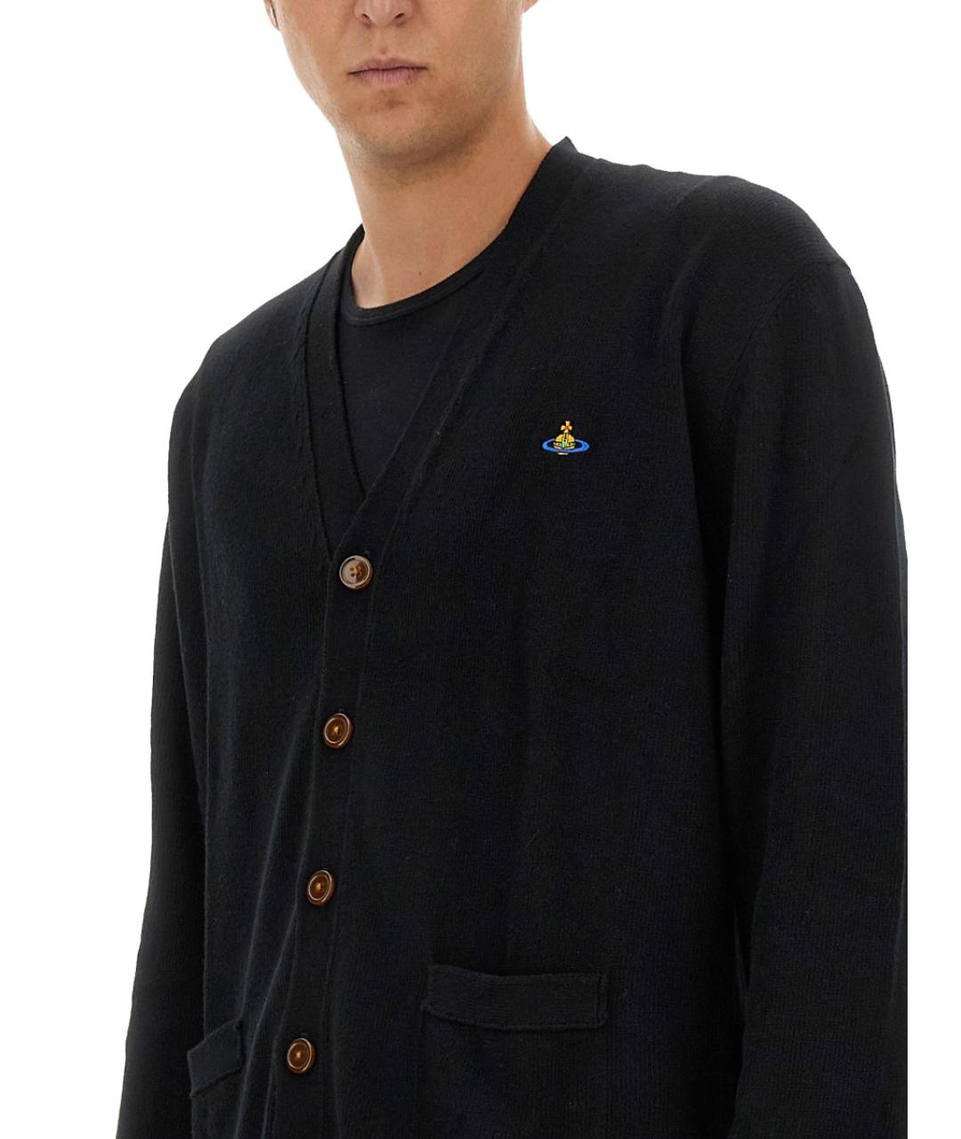 VIVIENNE WESTWOOD Черный шерстяной джемпер / свитер, фото 5