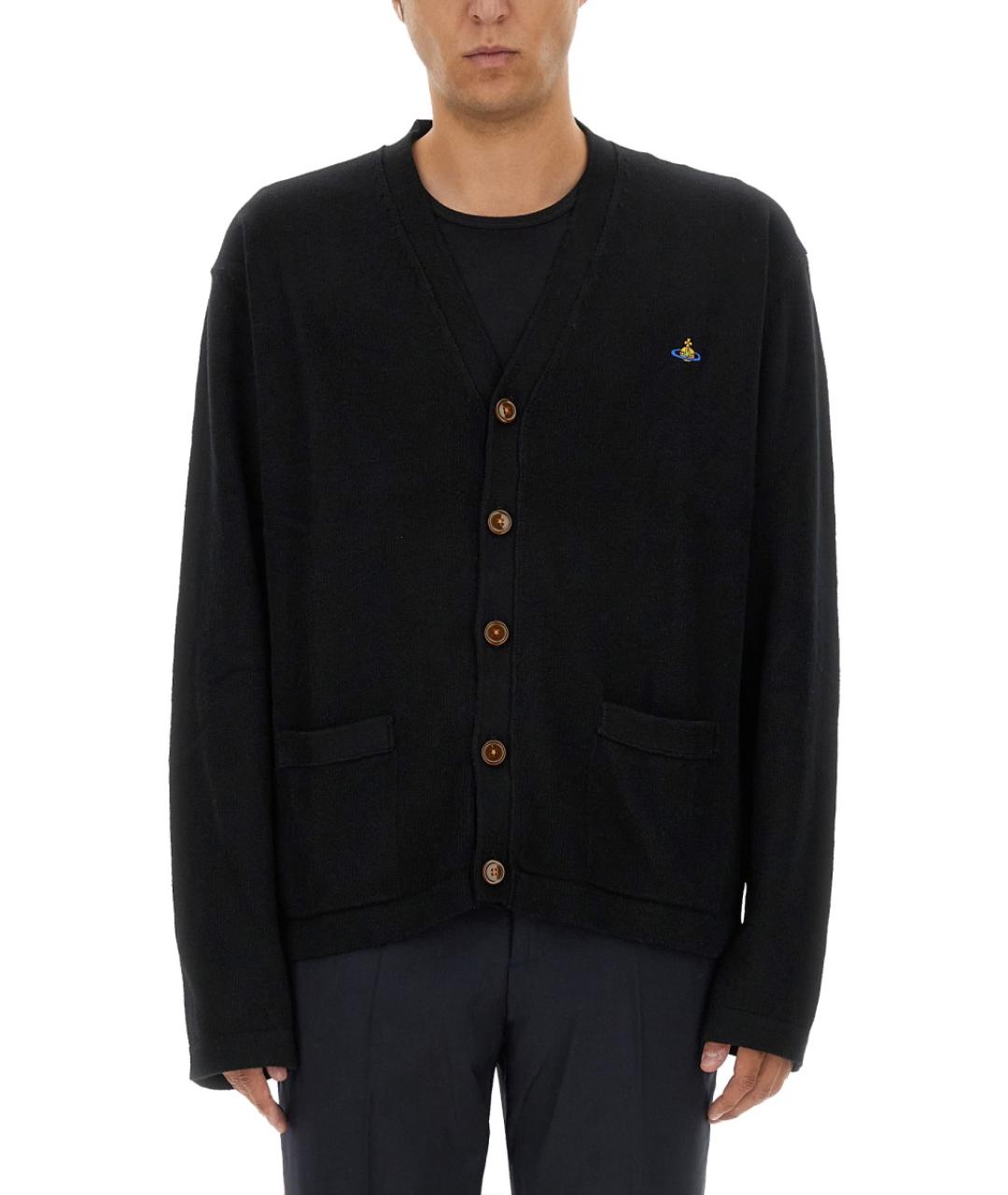 VIVIENNE WESTWOOD Черный шерстяной джемпер / свитер, фото 2