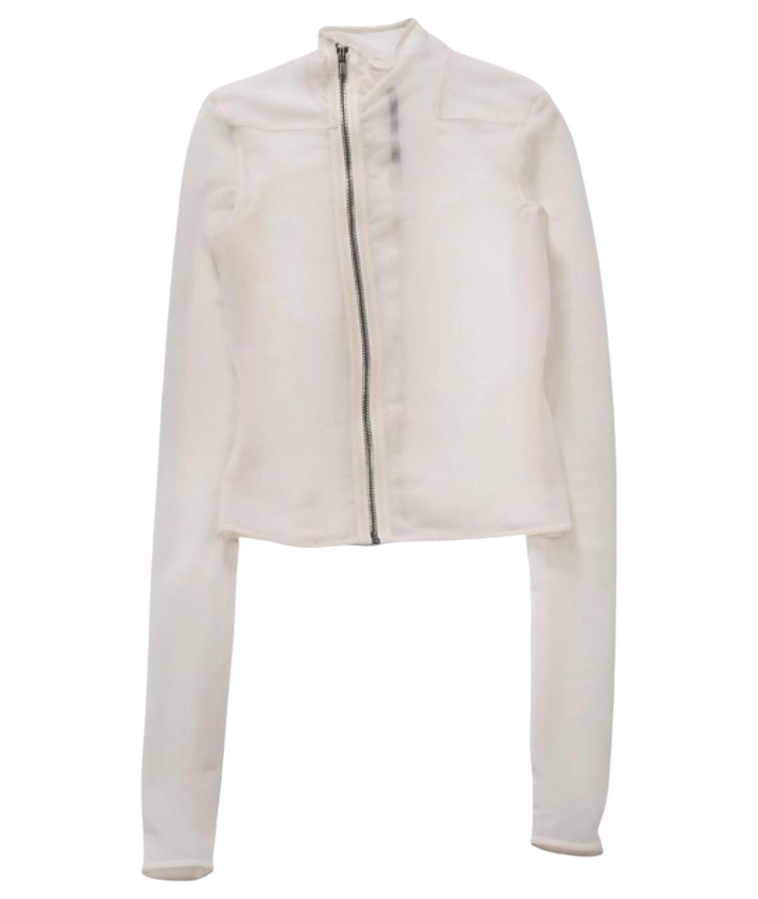 RICK OWENS Белый полиэстеровый жакет/пиджак, фото 1
