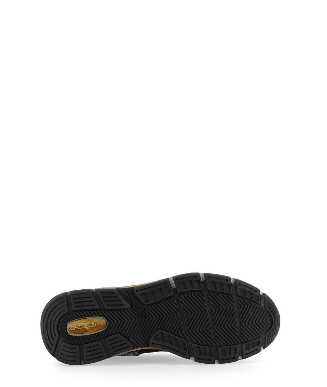 GOLDEN GOOSE DELUXE BRAND Черные кожаные кроссовки, фото 3