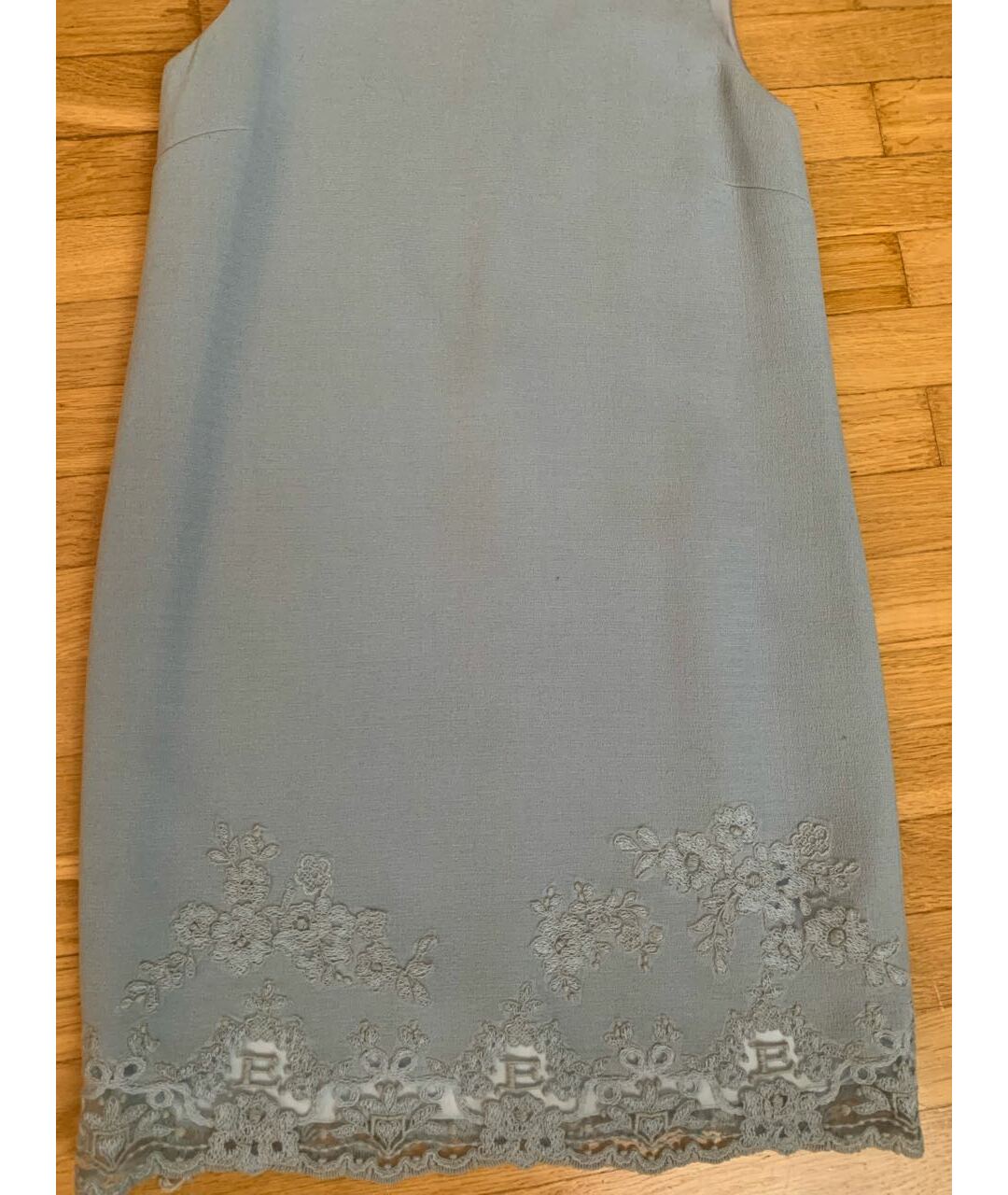 ERMANNO SCERVINO Голубое вискозное коктейльное платье, фото 7