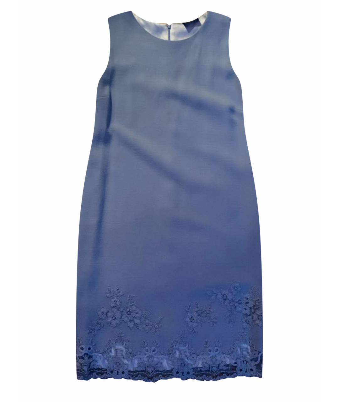 ERMANNO SCERVINO Голубое вискозное коктейльное платье, фото 1