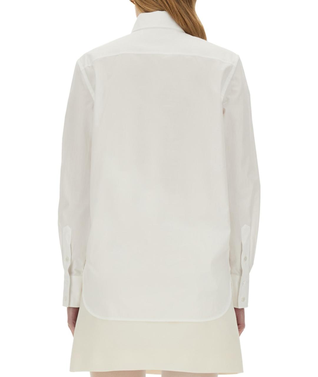 VALENTINO Белая хлопковая рубашка, фото 4