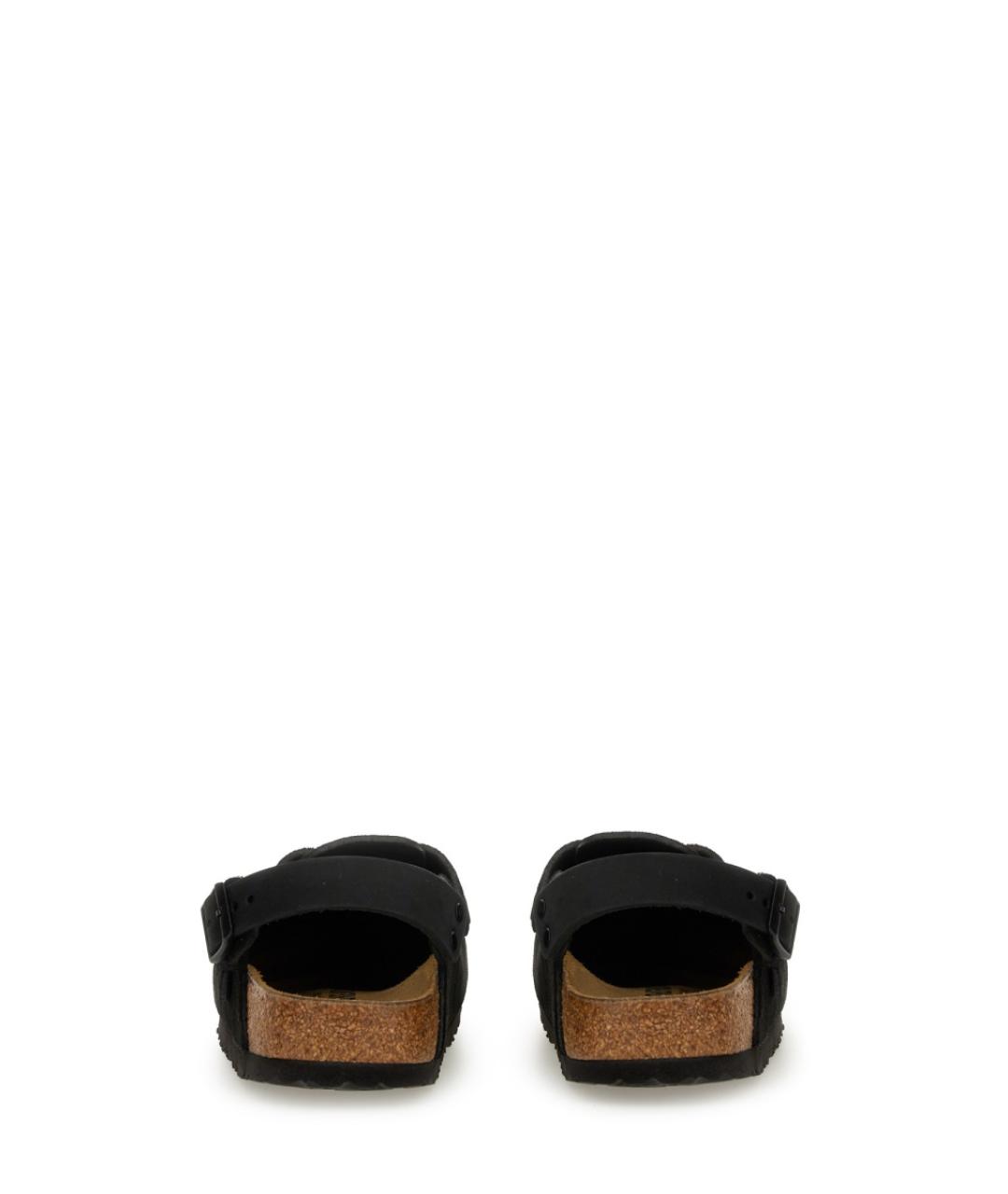 BIRKENSTOCK Черные замшевые сабо, фото 3