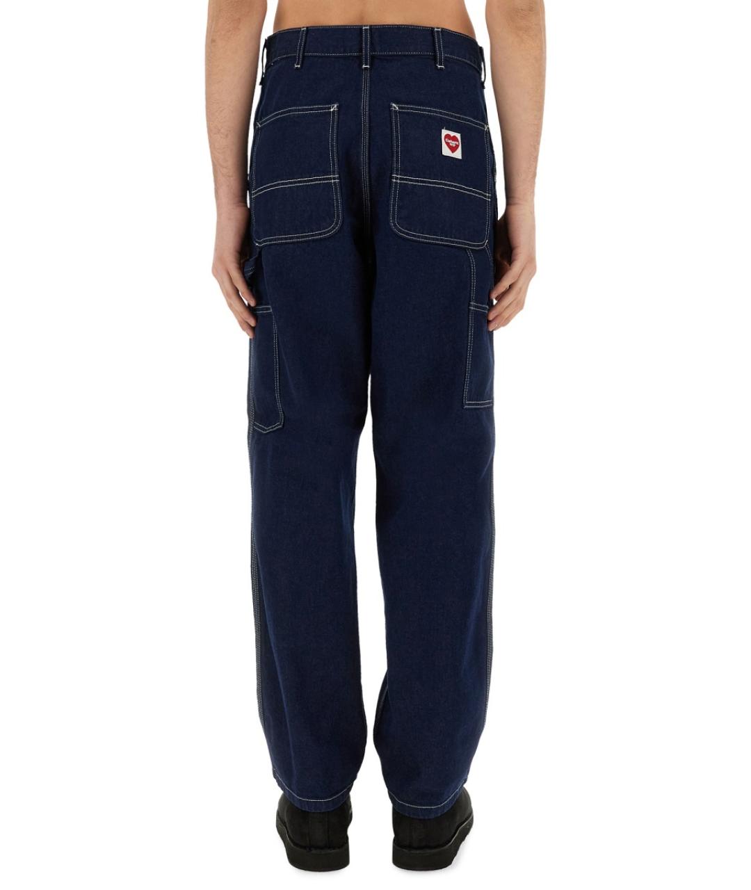 CARHARTT WIP Синие хлопковые прямые джинсы, фото 4