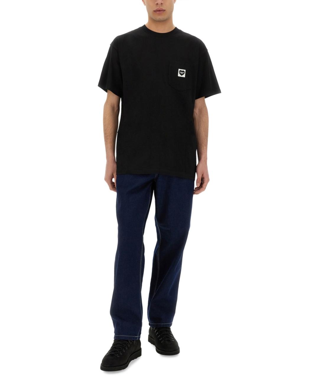 CARHARTT WIP Синие хлопковые прямые джинсы, фото 3